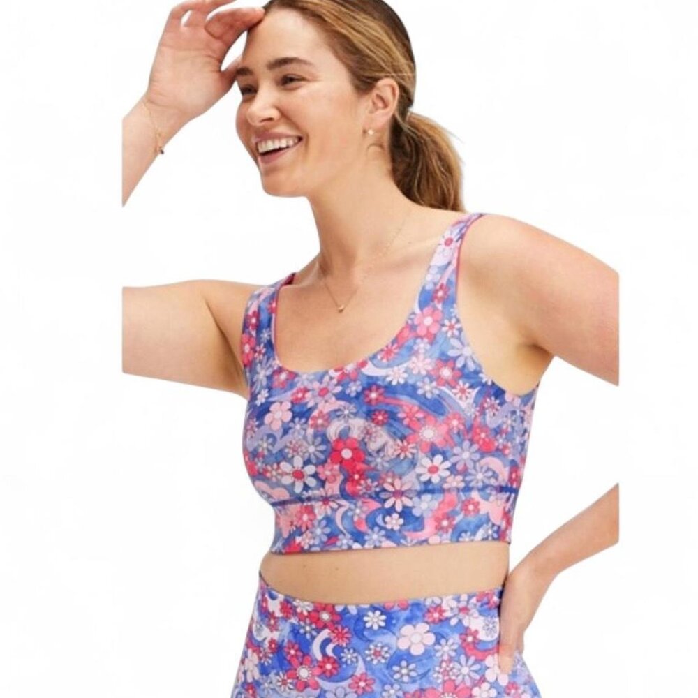 Fabletics Harlyn Reversible Midi Medium Impact Sports Bra